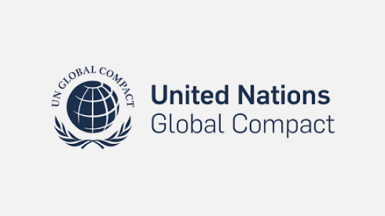 United Nations Global Compact logo.