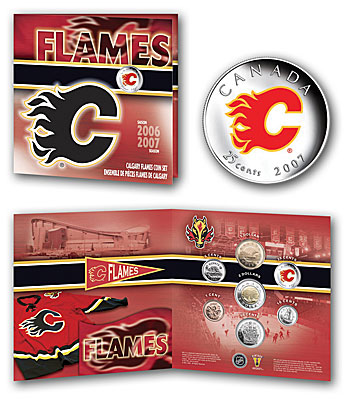calgary flames logo. 2006-2007 Calgary Flames NHL