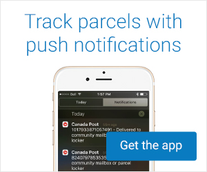 Track parcels with push notifications - Get the app